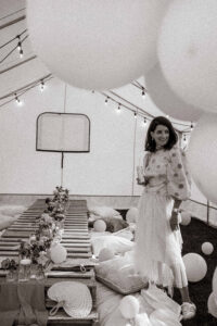 Glamping Launch Party Canned Sangria -027 andrea