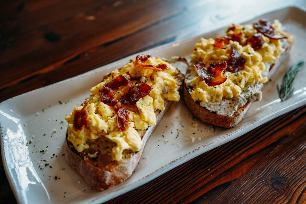 Ricotta Egg Toast Folino Estate Brunch