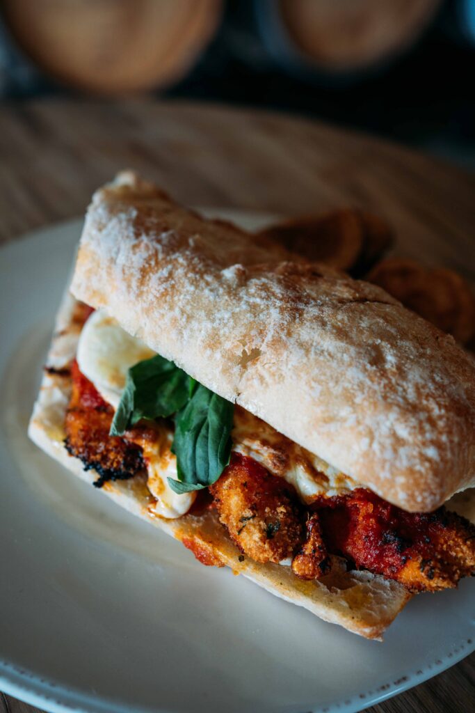 Chicken Parmigiano Sandwich