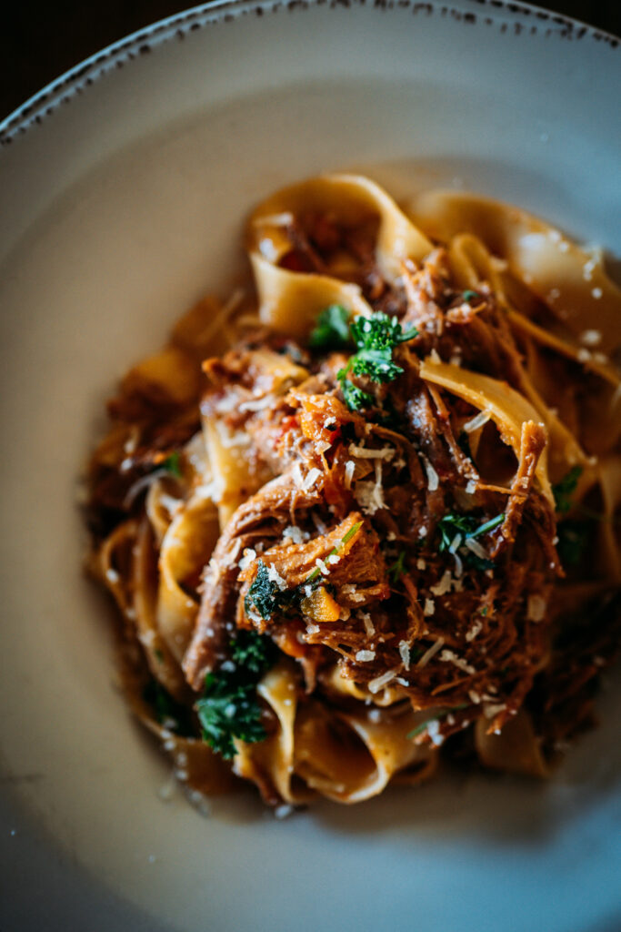 Pork Ragu Pappardelle Folino Estate Winery