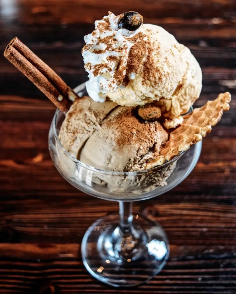 Pumpkin Spice Latte Gelato Folino Estate Winery