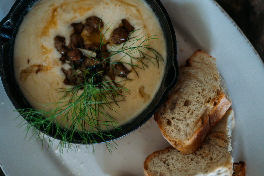 Smoked Cheese Fonduta Folino Estate Winery