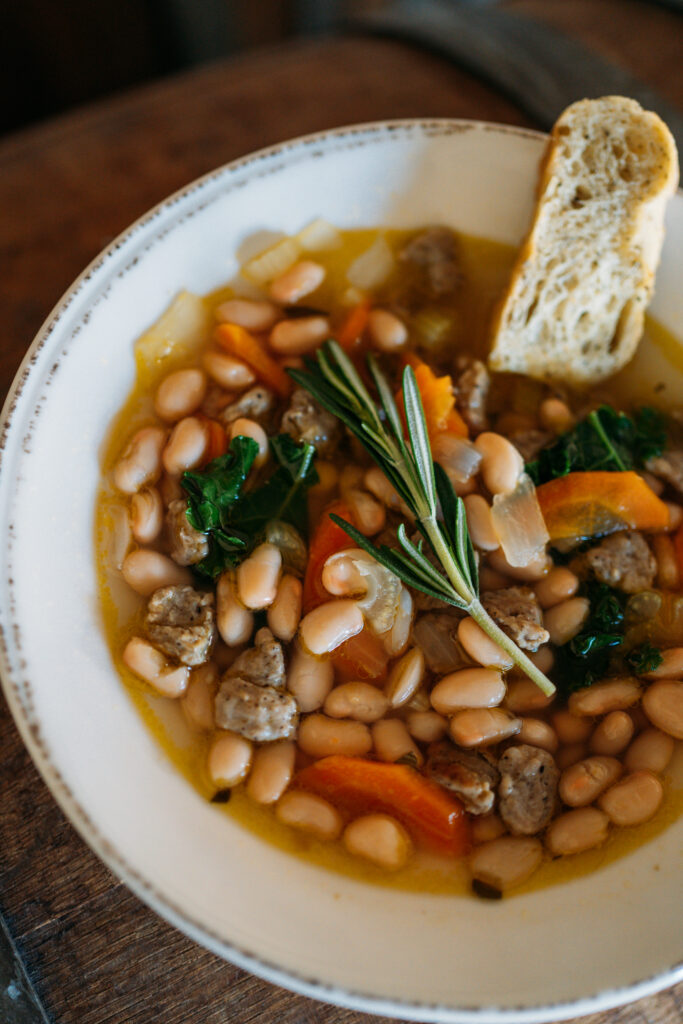 Tuscan Bean Soup Folino Estate Winery