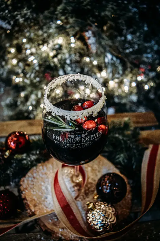 White Chocolate Cranberry Sangria Holiday 2