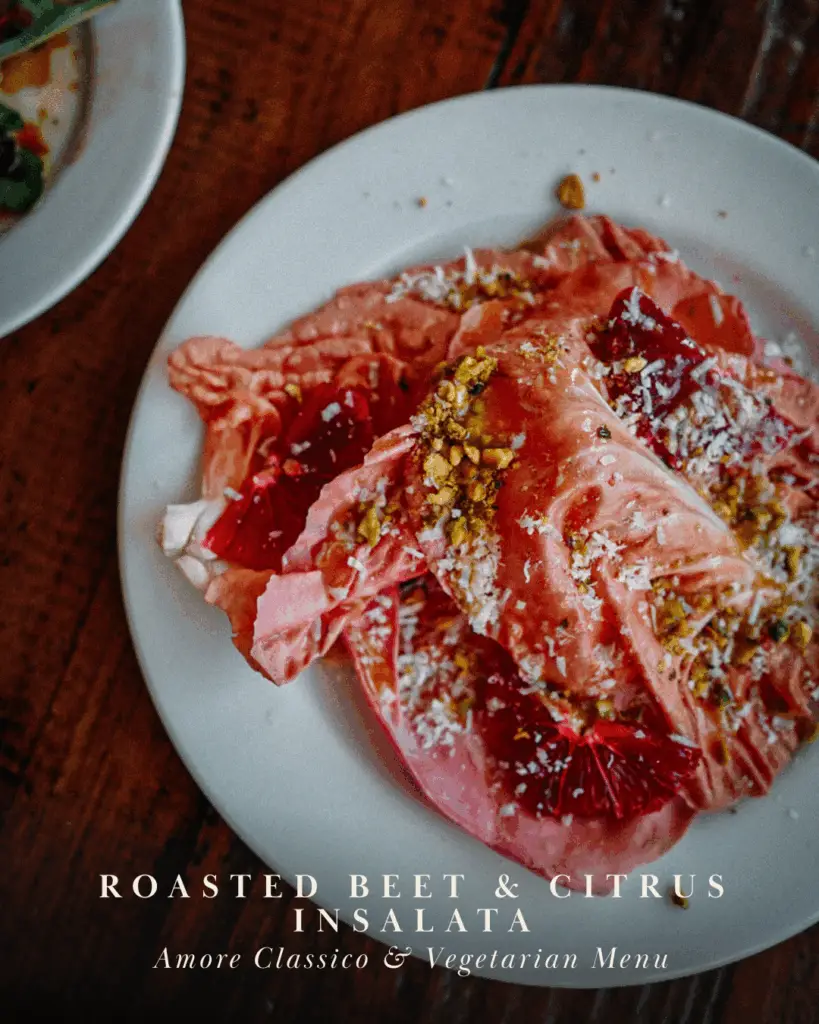 Roasted Beet and Citrus Insalata