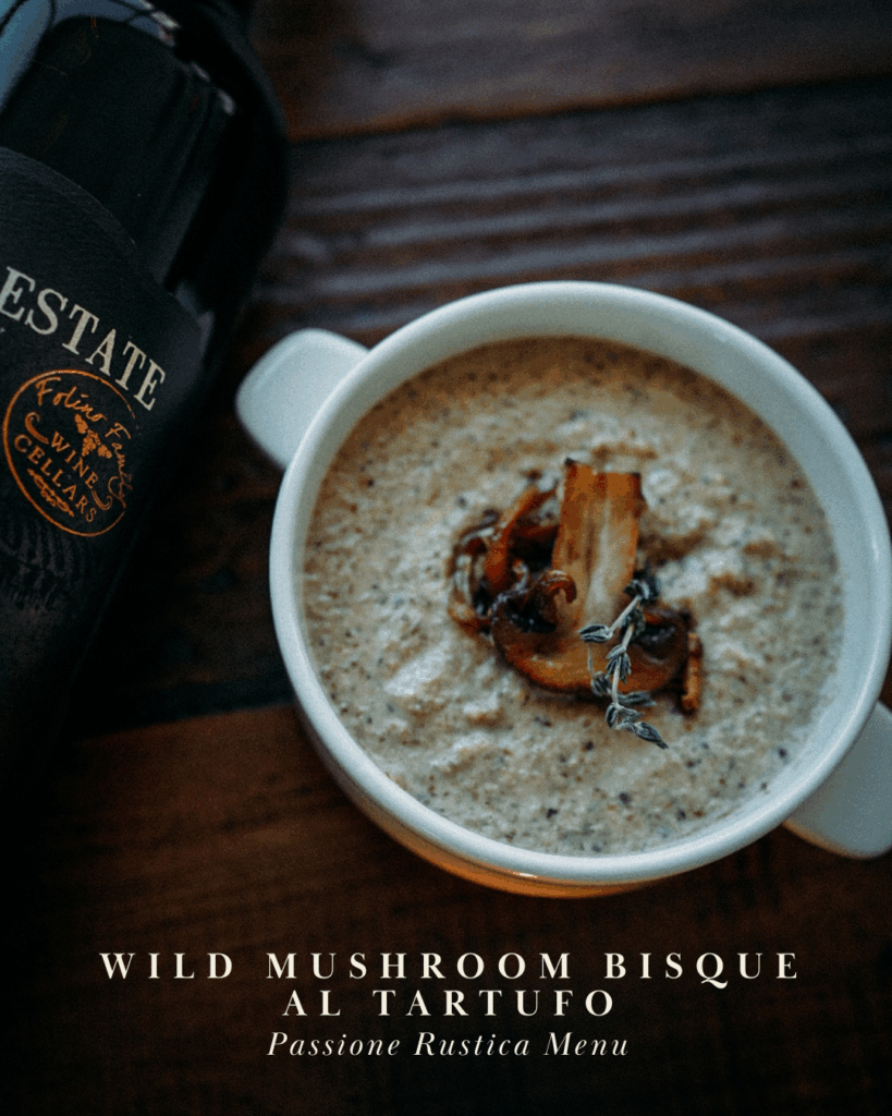 Wild Mushroom Bisque Al Tartufo